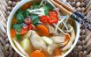 شوربة الدجاج والخضروات