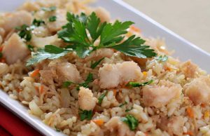 طريقة عمل ارز بالسمك