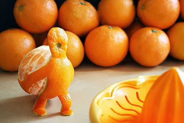 البرتقالة الفنية أفكار من البرتقال