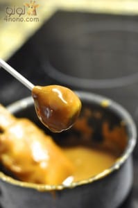 ميني كراميـل التفاح للاطفال بالخطوات المصورة