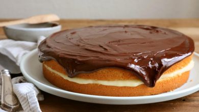 Photo of كيك الفانيليا بصوص الشوكولاتة – Boston cream pie