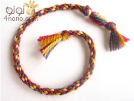 اكسسوارات للبنات من الخيوط بالخطوات المصورة