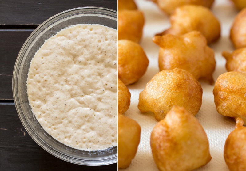 طريقة عمل الزلابيا اليوناني الهشة بالصور