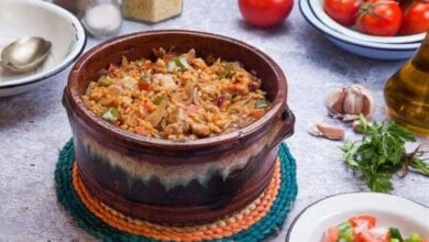 Photo of طريقة عمل طاجن لسان عصفور بالكبد والقوانص رائع