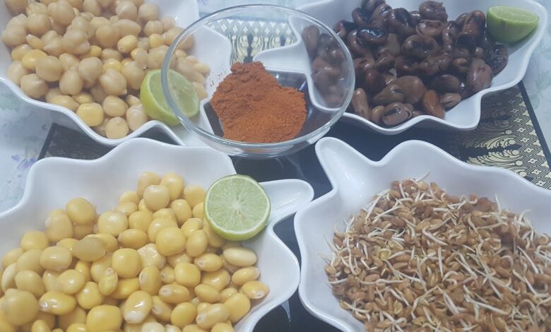 طريقة عمل الترمس والحلبة والفول التسالى المصرية بالصور
