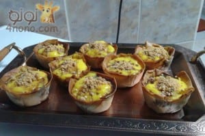 طريقة عمل كب الجلاش بحشوات مختلفة