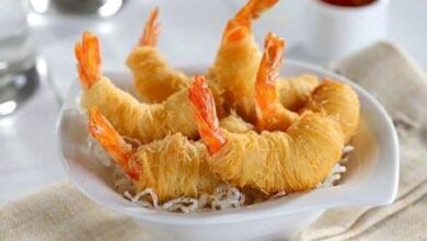 Photo of طريقة عمل كنافة بالجمبري مع الصوص الخطير بالصور