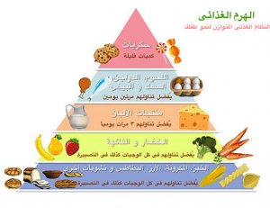 أهمية إتباع الهرم الغذائى للأطفال