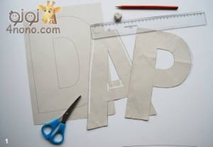 خطوات كتابة اسم الطفل بالقماش وعلقيها فى غرفته كديكور مميز