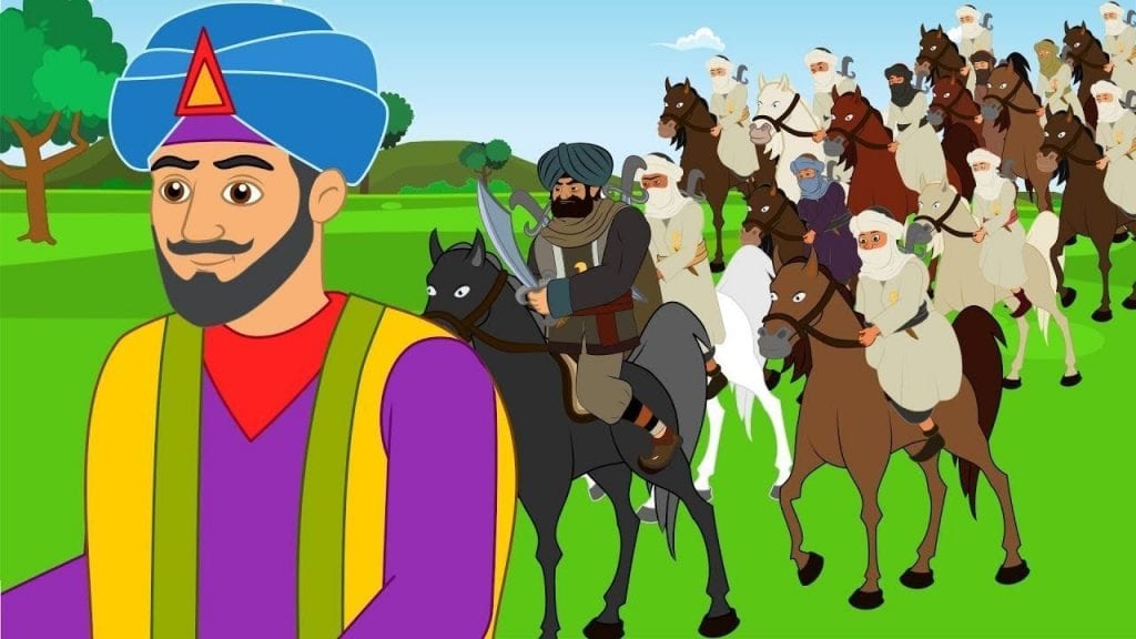 قصة علي بابا والاربعين حرامي