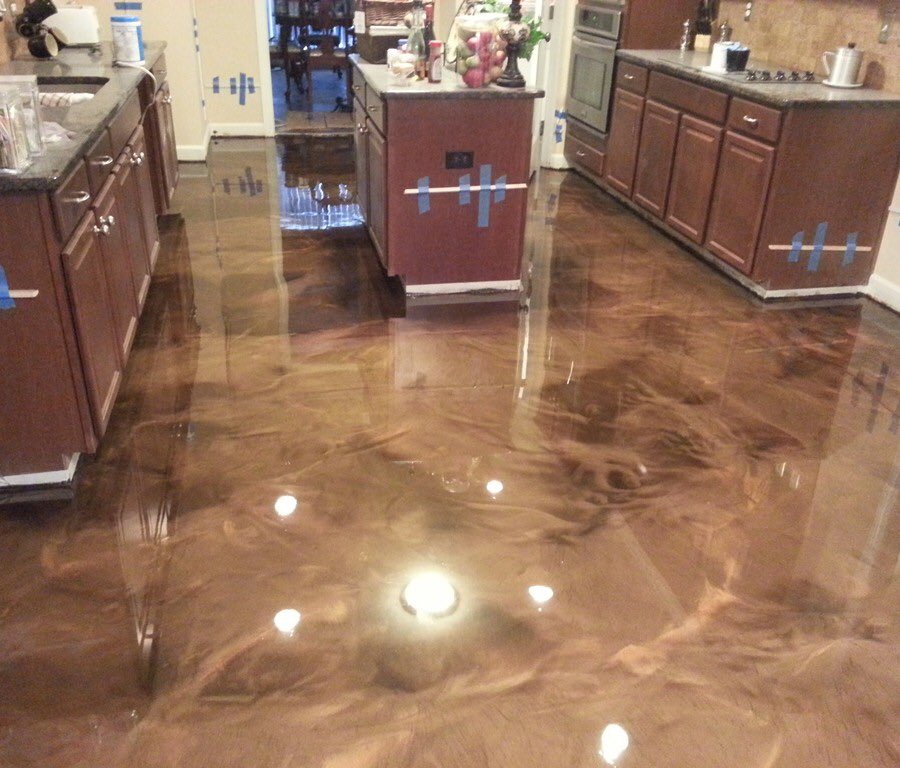 أرضيات الايبوكسي METALLIC EPOXY بديل السيراميك ثلاثية الابعاد 3d
