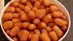 طريقة عمل بلح الشام بالبرتقال للشيف نجلاء الشرشابي