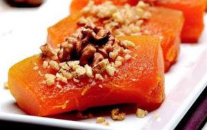 بطاطا حلوة بالمكسرات