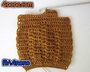 طريقة عمل جوانتي كروشيه (قفاز) خطوة خطوة بالصور