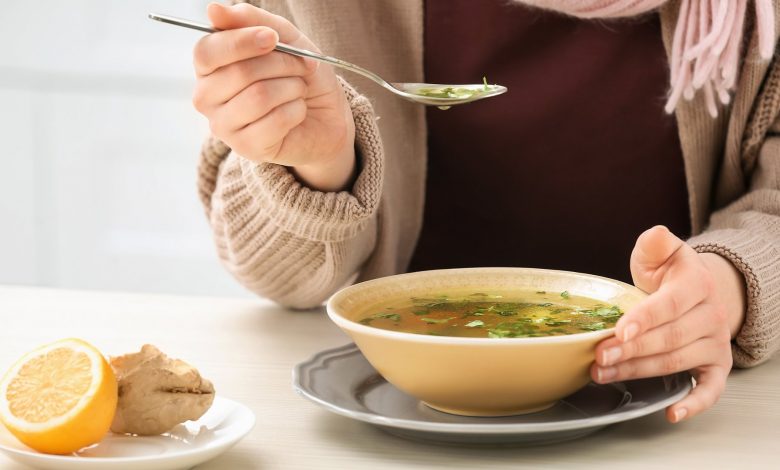 طريقة عمل الشوربة الحارقة للدهون مع نظام غذائي