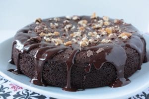 طريقة عمل كيكة البراونى