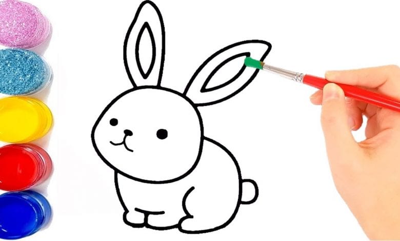 تعليم طريقة رسم ارنب بالخطوات والصور