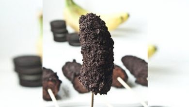 Photo of طريقة عمل موز بالشوكولاتة والاوريو بالصور