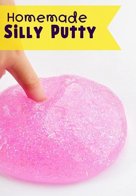 طريقة عمل العجينة اللزجة للاطفال "silly putty" بكل سهولة بالصور