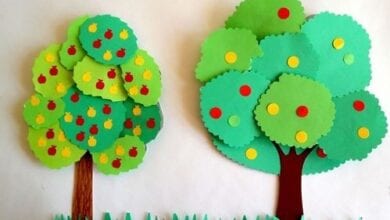 Photo of طريقة عمل شجرة من الكرتون 3D لغرفة الأطفال بالصور