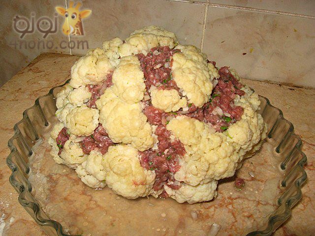 طريقة عمل القرنبيـط المحشي بالخطوات مصورة