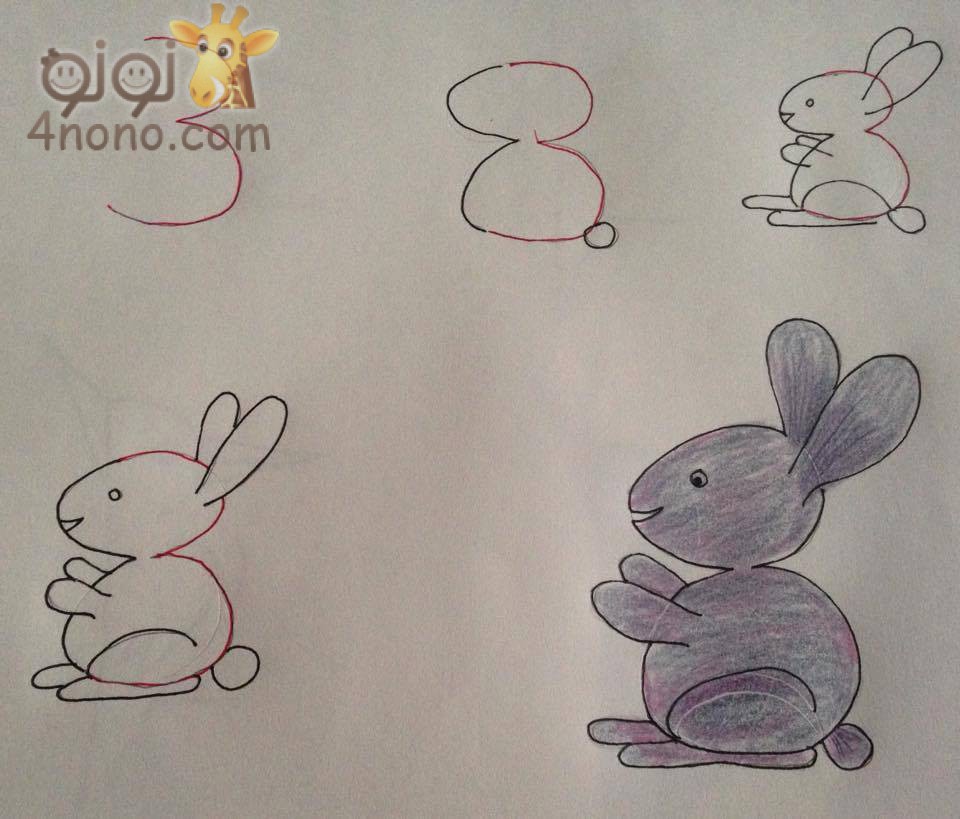 تعليم الطفل اJلرسم بالارقام بالخطوات المصورة