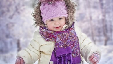 تدفئة الرضيع في الشتاء