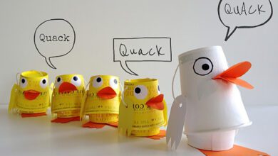 لعبة عائلة البط للاطفال