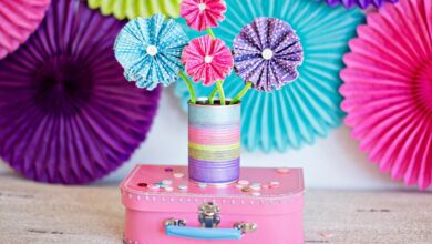 افكار انشطة للاطفال ممتعة من ورق الكب كيك