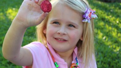 طريقة عمل مغناطيـس للاطفال لامع بالصور