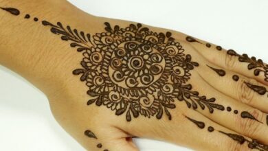 نقوش الحنة على اليد