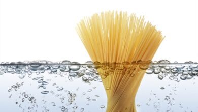 مياة سلق المكرونة