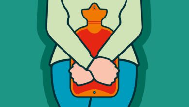 تخفيف الام الدورة الشهرية