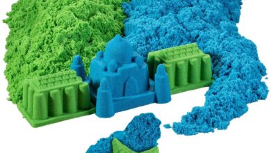 طريقة عمل الرمل الملون للاطفال بالخطوات مصورة