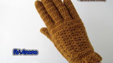 طريقة عمل جوانتى كروشيه