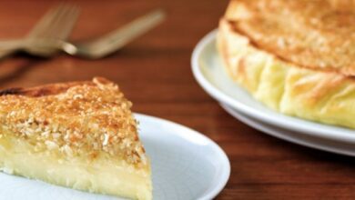 كيكة الكاسترد ( كيك لفلون ) Custard cake
