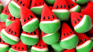 طريقة عمل كوكيز بوبس البطيخ بالصور