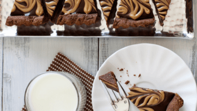 تارت الشوكولاتة بزبدة الفول السوداني