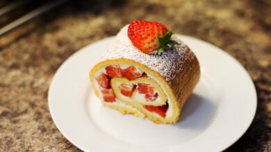 سويسرول الفانيليا