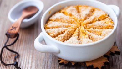 طريقة عمل كاسترد البطاطا الحلوة بالموز