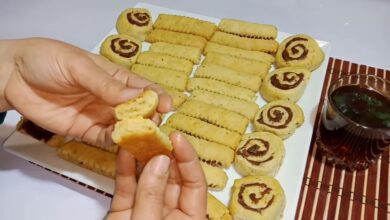 طريقة عمل القراقيش الفلاحي بالشمر والينسون بالصور