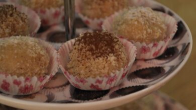 طريقة عمل كور السميد بالشوكولاتة بالصور