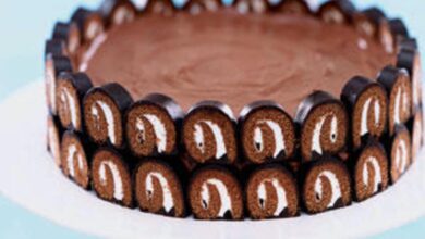 تورتة موس الشوكولاتة