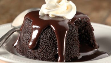 طريقة عمل المولتن كيك بالخطوات مصورة