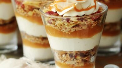 ترايفل الكورن فليكس بالكراميل