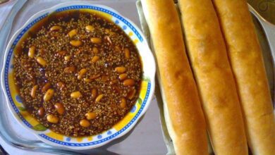 طريقة عمل الحلبة المعقودة أو المفتقة