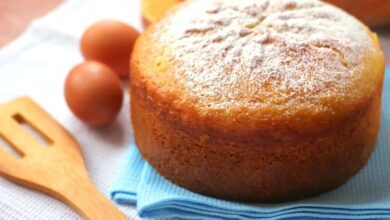 كيك بالجيلي سهل و بسيط