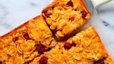 طريقة عمل كيكة الكورن فليكس