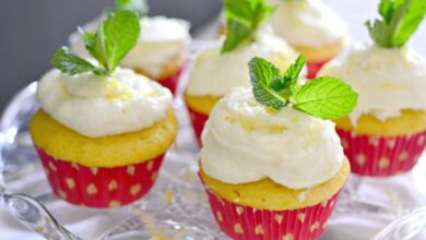 كب كيك الليمون للشيف سالي فؤاد