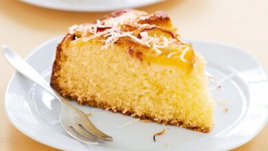 كيك جوز الهند